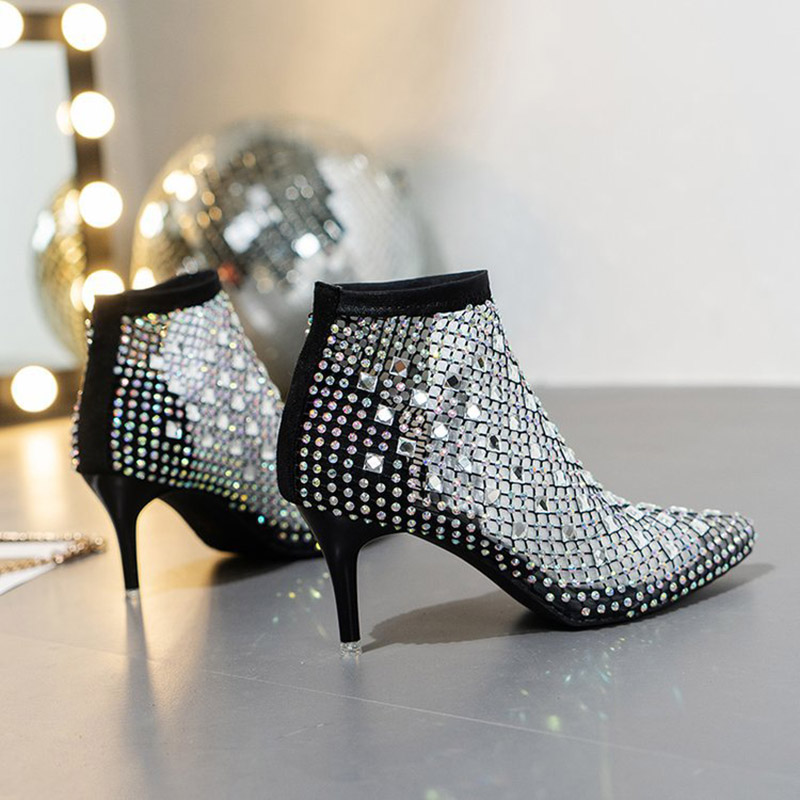 Sandales d'été en maille pour  - Crystal Mesh Fabric avis et prix