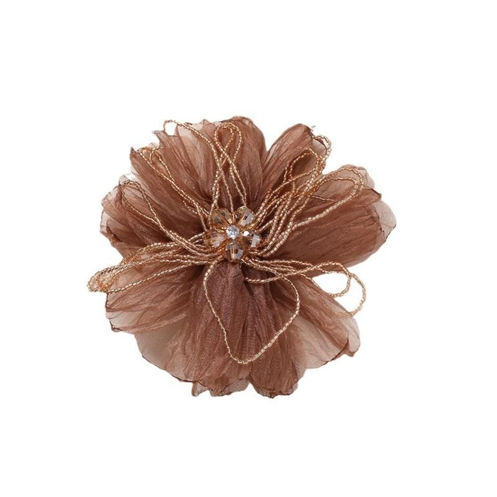 Fleur en tissu organza, patch  - Crystal Mesh Fabric avis et prix